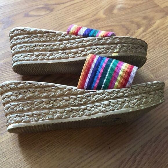 Pierre dumas wedges sz 9 - Picture 3 of 6